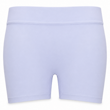 Lavender Fitted Mid-Thigh Shorts