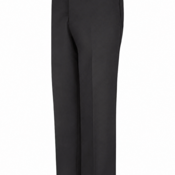 Black Tailored Trousers with Pressed Creases